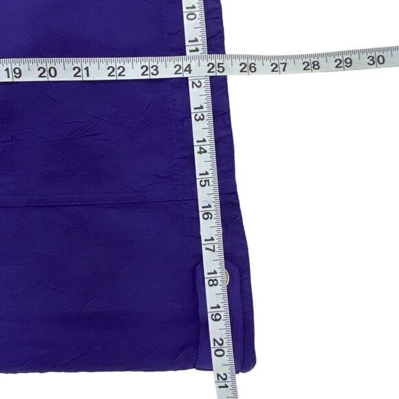Chicos Womens Jacket | Size 1 | Royal Purple | Textured Fabric | Lightweight - Picture 8 of 10